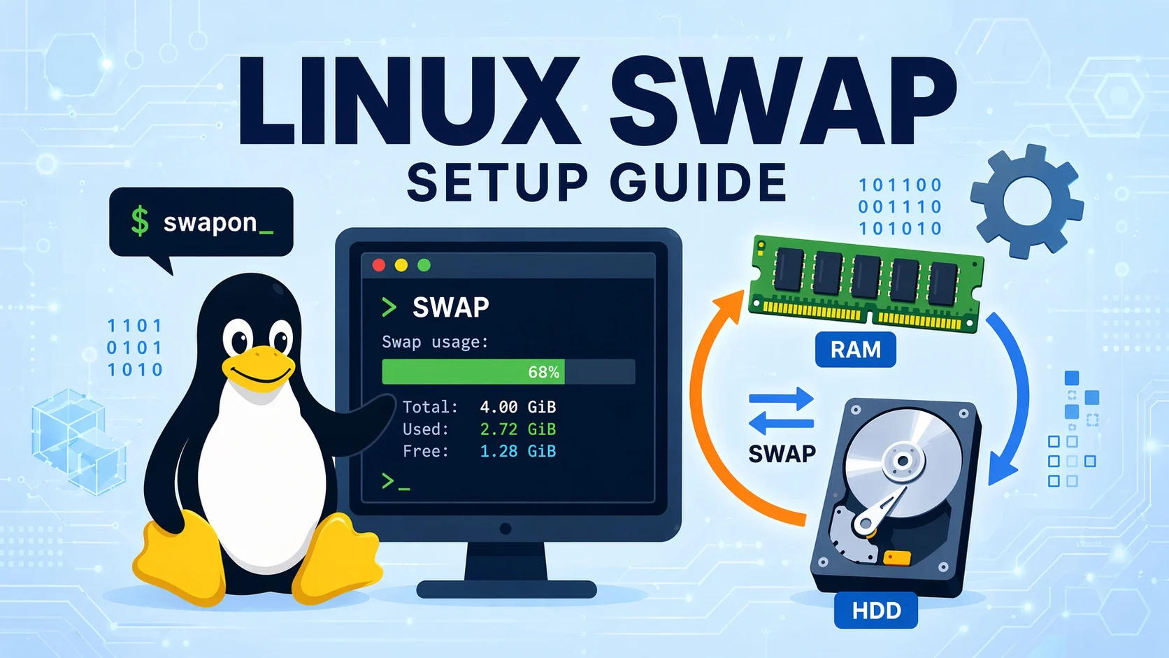 Swap交換空間是什麼?如何在Linux建立Swap?
