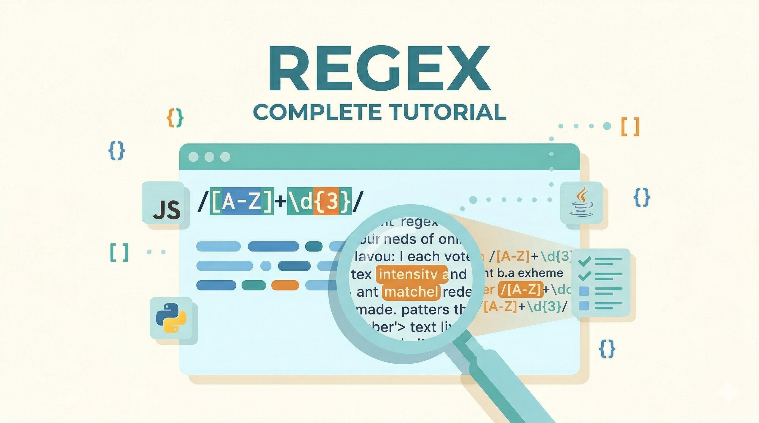 Regex 正規表達式教學｜語法速查、中文比對與實用範例