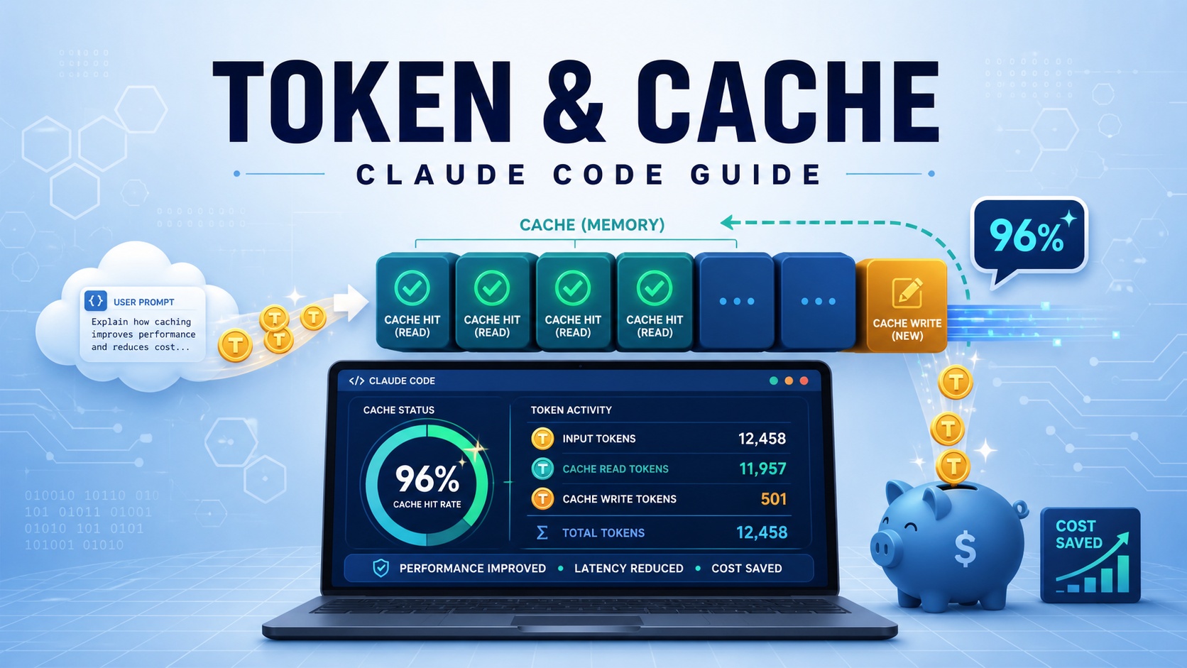 Claude Code 節省 Token 與快取指南｜運作原理、ESC 影響與 statusline 監控