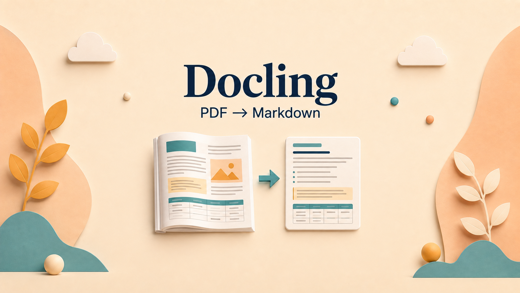 Docling 教學｜PDF 轉 Markdown、繁體中文 OCR，與 MarkItDown 比較