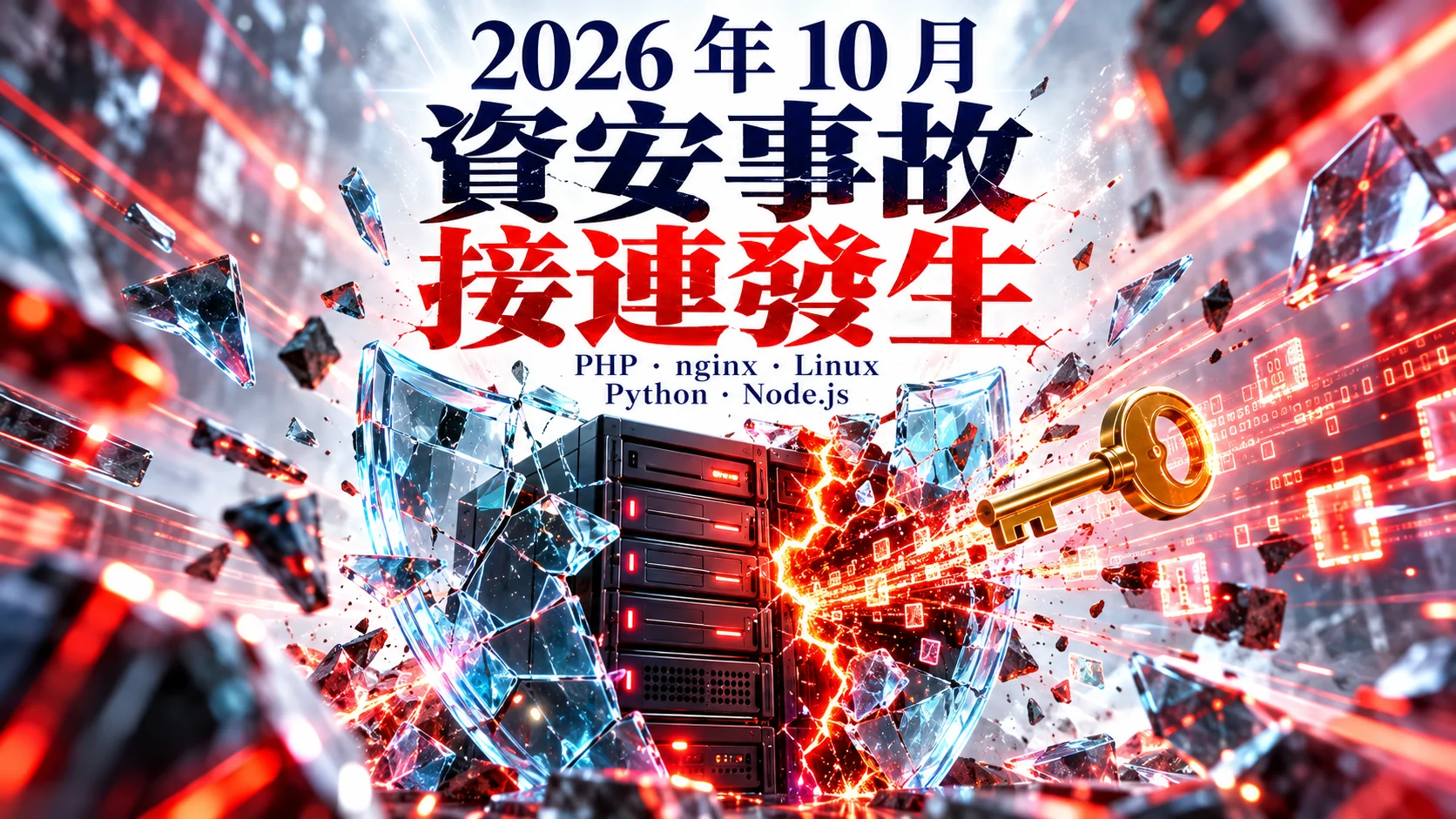 10 月資安事故接連發生｜PHP、nginx、Linux、Python、Node.js